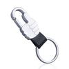 Chaveiro de couro de metal criativo chaveiro de couro de alta qualidade masculino pode ser gravado a laser o suficiente LOGO