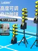 Pelota de Tenis Máquina Lanzabolas Universal Control Remoto Máquina de Saque Entrenador Entrenador Máquina de Alimentación de Pelotas Persona Sola con Red para Atrapar Pelotas