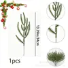 Planta de simulação de agulha de pinheiro Nokford item único transfronteiriço acessórios de árvore de Natal artificial decoração de festival em casa flor artificial atacado