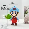 Bloques de Construcción de Dibujos Animados Llavero de Mario Colgante de Muñeco Accesorios de Muñeco para Llavero de Mario Super Mary Al por Mayor