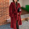 2022 nueva moda otoño e invierno abrigo de piel para mujer con capucha casual abrigo europeo y americano temperamento ceñido a la cintura que cubre el vientre
