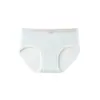 Ropa Interior Antibacteriana de Algodón Puro 10A para Mujer Patrón Floral Francés Todo Algodón Entrepierna Extendida Transpirable Ajustado a la Cadera Cintura Media Pantalones Cortos Triángulo para Adolescente