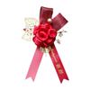 Suprimentos para Casamento Corsage de Casamento Rosas de Casamento Vinho Flores Artificiais Criativas Flores Artificiais Atacado