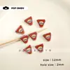 Colgante de Bandera Triangular Acrílico Materiales para Manualidades con Cuentas Cadena de Teléfono Llavero Colgante Accesorios Accesorios de Cuentas Sueltas