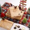 Caja de regalo premium para regalo de Navidad, papel kraft impermeable, regalo de floristería, papel de regalo de flores de fruta Ping An, papel festivo