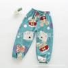 Após a lavagem, recomenda-se que a altura seja 90-130 algodão nova calça à prova de mosquitos com cadarço multicolorida algodão artificial calça infantil 2