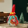 Bolsa de Regalo de Navidad Nueva 2026, Bolsa de Manzana, Caja Decorativa para Empaque de Fruta de Nochebuena, Bolsa Decorativa de Regalo para Dulces
