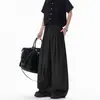 Verão 2026 Novo Estilo Novo Estilo Chinês Simples Retrô Calças Casuais Estilo Artístico Tendência de Hong Kong Design de Nicho Calças Longas Marca da Moda