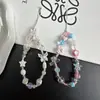 Estrella de Mar Rosa y Azul Girly de Venta Caliente Casa Colgante con Cuentas para Funda de Teléfono Colgante para Cámara CCD