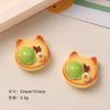 Accesorios de resina de dibujos animados para hacer tú mismo, accesorios para cabeza de gato, galletas, crema, pegamento, pinza para el cabello hecha a mano, funda para teléfono móvil, hebilla de zapato, accesorios, lote