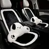 Cojín de Coche Sencillo Invierno de Alta Gama Felpa Engrosado Cálido Cojín de Asiento de Coche Cubierta de Asiento de Coche Pelo de Conejo Diosa