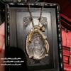Antiguo cincel de oro proverbios tubo pulsera de diamantes nuevo estilo chino Fulu bebé Buda collar de cristal vintage traje