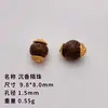 Acessórios para Pulseira DIY com Contas de Planeta de Agarwood Natural Prata S925 Banhada a Ouro Contas Espaçadoras Pássaro Pégaso Amuleto da Sorte