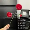 Boda Roja Flores Artificiales Compromiso Flores Decorativas Chinas Techo Ramo de Flores Falsas Boda Roja Arte Floral Mayoreo
