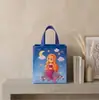 Bolsa no tejida laminada de venta caliente transfronteriza para pintar para niños, bolsa de embalaje para souvenirs, bolsa para snacks, bolsa de regalo para cumpleaños infantiles