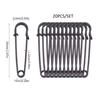 20 PCs clipe de cabeça grande pino atacado multi-tamanho de metal anti-luz pino diy acessórios de jóias