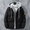 Chaqueta acolchada de algodón de fábrica para hombre, ropa de invierno, nueva, cortavientos, invierno frío, cálida, holgada, explosiones, talla grande, con capucha, ropa para hombre
