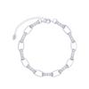 Colección de Pulseras de Diamante de Plata 925 Transfronterizas Europeas y Americanas Que No Se Desvanecen, Oro Real 18K Pulseras Versátiles de Lujo Accesible Venta al por Mayor Ui
