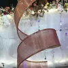 Toldo de Sol para Casamento Forma Livre Tecido Curvo Cobertura Arco Ondulado Espiral Versátil Tecido Elástico Adereços de Casamento Decoração de Teto