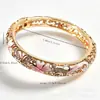 En Stock Suministro Directo de Fábrica Pulsera de Trébol de Cuatro Hojas Cloisonné, Nuevo Estilo Chino Hueco Incrustado de Diamantes Joyería de Nicho Al por Mayor