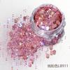 Lantejoulas a Laser para Nail Art Transfronteiriças, Glitter Misto, Lantejoulas Grandes Irregulares, DIY Criativo, Maquiagem para Olhos, 5G Engarrafado