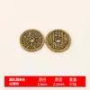 Venta al por mayor de fábrica latón dinero fantasma de montaña doce zodiaco chismes dinero de cobre llavero accesorios colgante para el hogar