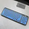 Película protectora para teclado Bluetooth inalámbrico Logitech K780, a prueba de polvo, impermeable, cubierta de silicona cóncava-convexa para Logitech