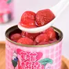 Fresas enlatadas productos genuinos caja completa al por mayor 220g * 10 latas fruta enlatada especialidad de Dangshan tienda oficial insignia
