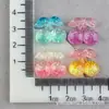 Acessórios de Resina com Glitter Gradiente Acessórios de Cabelo Coroa Grampo de Cabelo Estrela de Cinco Pontas Concha Coração Furo DIY Patch para Sapato