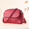 Bolso Bolso Cruzado Bolso de Hombro Elegante para Mujer Transfronterizo Color Sólido Acolchado Gran Capacidad Cierre Cremallera Bolso Pequeño Estilo Chanel Venta Caliente