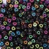 Cuentas del Alfabeto Inglés Hechas a Mano Sueltas Pulsera Collar Cadena de Teléfono Móvil Colgante Pulsera Accesorios de Joyería DIY