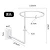 Placa ranurada Gancho Soporte de baloncesto Estante de pared para gorras Estante de metal para cascos de supermercado Soporte para tarjetas/pelotas al por mayor