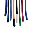 Cadarços coloridos sólidos, calça de moletom esportiva, cordões de algodão puro com pontas de borracha de 5 mm, cordões de cintura de poliéster em estoque do fabricante