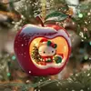 Manzana Pequeña Acrílica Navideña Decoración Colgante para Coche Nochebuena Festividad Regalo Transfronterizo Creativo Plano Amazon