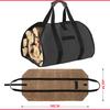 Amazon Exterior Práctico Bolso de Mano para Leña Bolsa para Leña para Transportar Bolsa Impermeable Bolsa para Almacenar Leña Bolsa para Tala