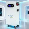 Sistema de Generación de Energía de Almacenamiento de Energía Doméstico con Ruedas de 51.2V 314Ah Equipo de Piso Batería de Litio Hierro Fosfato 16Kw
