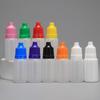 Venta al por mayor de fábrica 3 5 10 15 20 30ml ml botella para gotas para los ojos botella de plástico botella gotero botella para líquido pigmentado