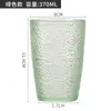 Vaso acrílico, plástico transparente, vaso de agua, vaso creativo anticaídas, ideal para el hogar, restaurantes, cerveza y té.