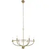 Amazon Transfronterizo Hierro de Lujo Ligero Arte Hierro Retro Casa de Campo Americana Homestay Comedor Luz Redonda Candelabro de Velas