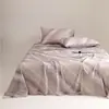 Lençol de Cama Espesso Classe A 100% Algodão Escovado de Inverno, Estilo Nórdico Lençol de Cama de Solteiro e Casal, 100% Algodão Puro, Espessado, Delicado e Amigo da Pele