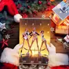 Calendario de Cuenta Regresiva Navideña para Grupo de Chicas Cazadoras de Kpop Transfronterizo Caja Sorpresa Mochila Llavero de Coche Colgante Acrílico