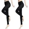 Calça Feminina de Outono 2026, Peça Única, Slim-Fit, Fina, Meia-Calça para Usar por Baixo, Calça Quente, Cintura Alta, Slim-Fit, Calça Versátil de Outono