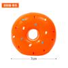 Juguete Nuevo para Perro Látex Voz Donut Color Macarrón Anillo Donut Comida de Simulación Juguete para Mascota