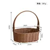 Cesta de Huevos de Postparto DIY con Flores Frescas, Regalo Creativo para Mujeres y Pacientes en Postparto, Cesta Tejida de Frutas