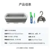 Kit de limpieza CPAP con cepillo limpiador de tubo, lavabo plegable y gancho para manguera para la limpieza de la manguera CPAP