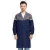 Roupas de trabalho compridas, casaco grande, estampa, macacão de armazém com combinação de cores, casaco azul, capa de transporte, roupas, faixa refletora, casaco de proteção para o trabalho