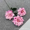 Flores Artificiais de Rosa, Narciso e Peônia para Decoração de Quarto de Casamento, Série Vermelho-Rosa, Flores Artificiais para Salão de Casamento, Arranjos de Flores
