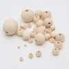 Suministros del Fabricante Cuentas de Madera de Loto, Cuentas de Madera Multicolor de Múltiples Tamaños, Materiales a Granel para Manualidades DIY con Cuentas