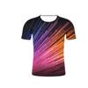 2021 fornecimento de comércio transfronteiriço Verão novo elemento 3D série de chamas impresso camiseta masculina