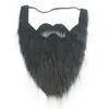 Barba Falsa Divertida Barba Falsa Bigote de Gato Falso Decoración de Disfraz Cosplay Suministros para Fiesta de Halloween Navidad